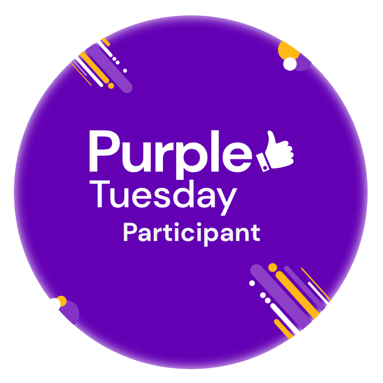 Purple Tuesday participant