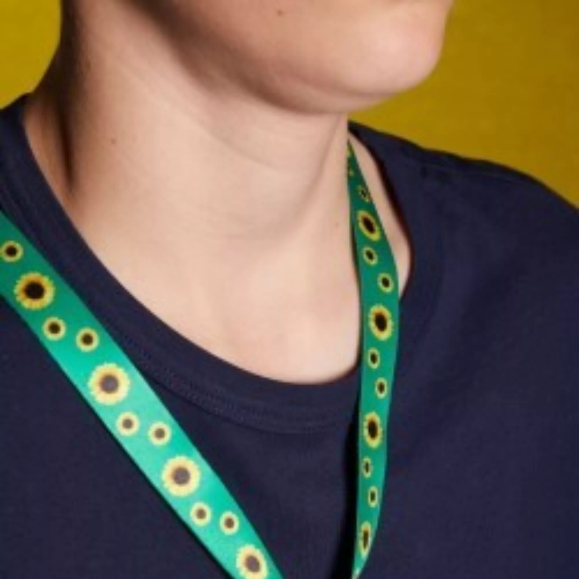 Sunflower lanyard