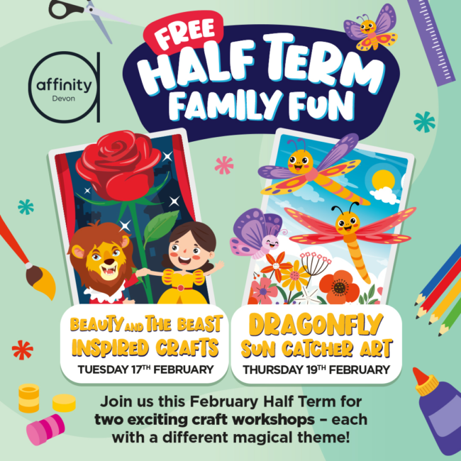 2026 01 20 February half term Affinity Devon Instagram image
