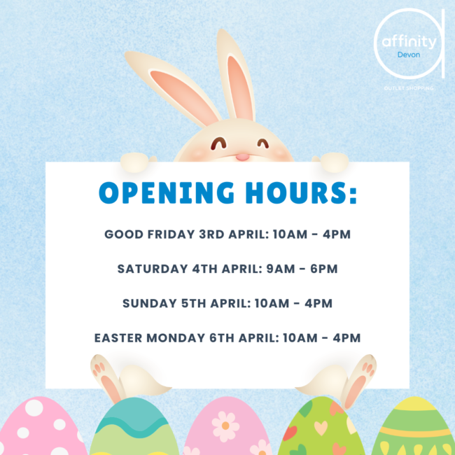 Easter opening hours 2026 2