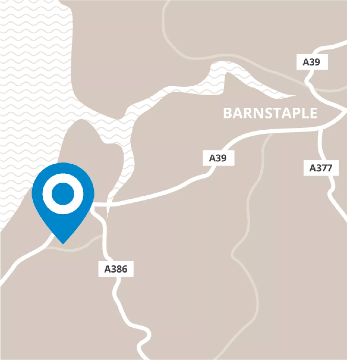 Affinity Devon location map
